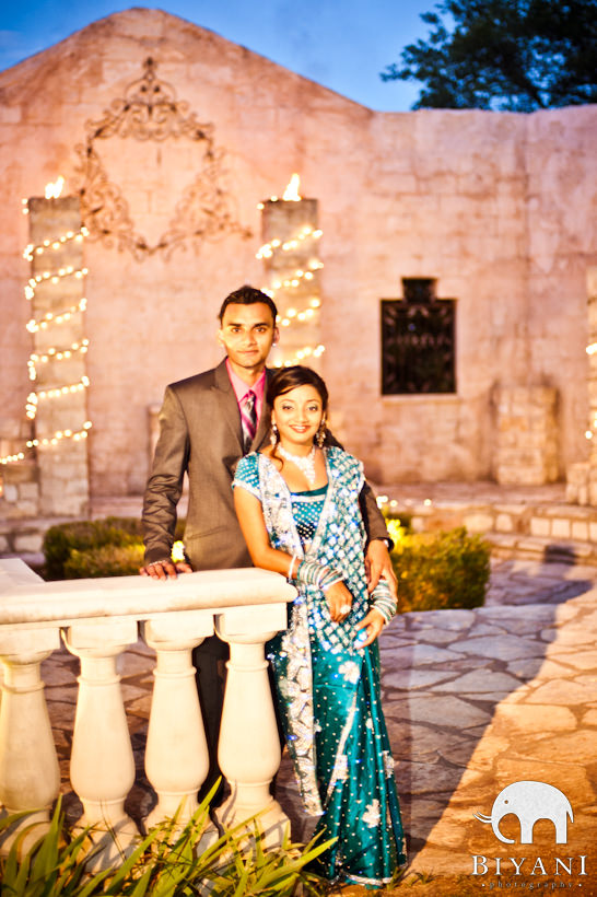 Indian Bride and Groom Portrait Photography
