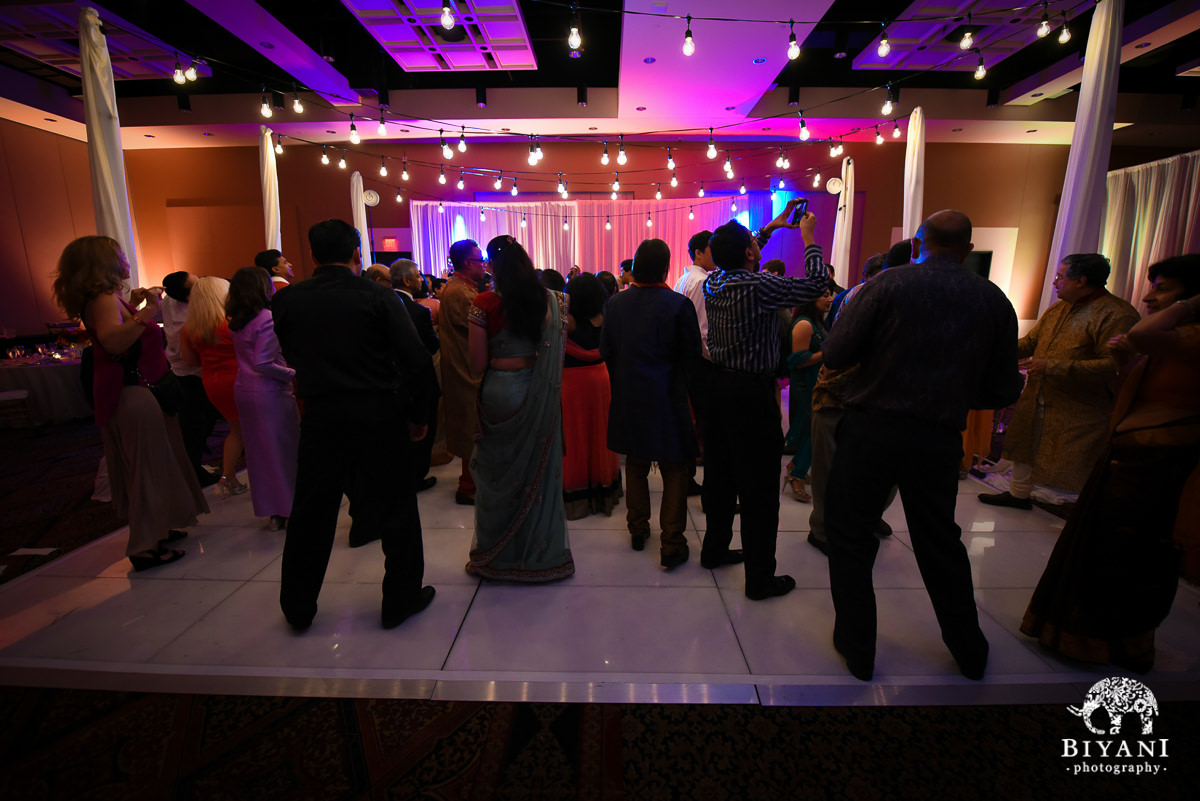 Stafford Center reception dance floor photo