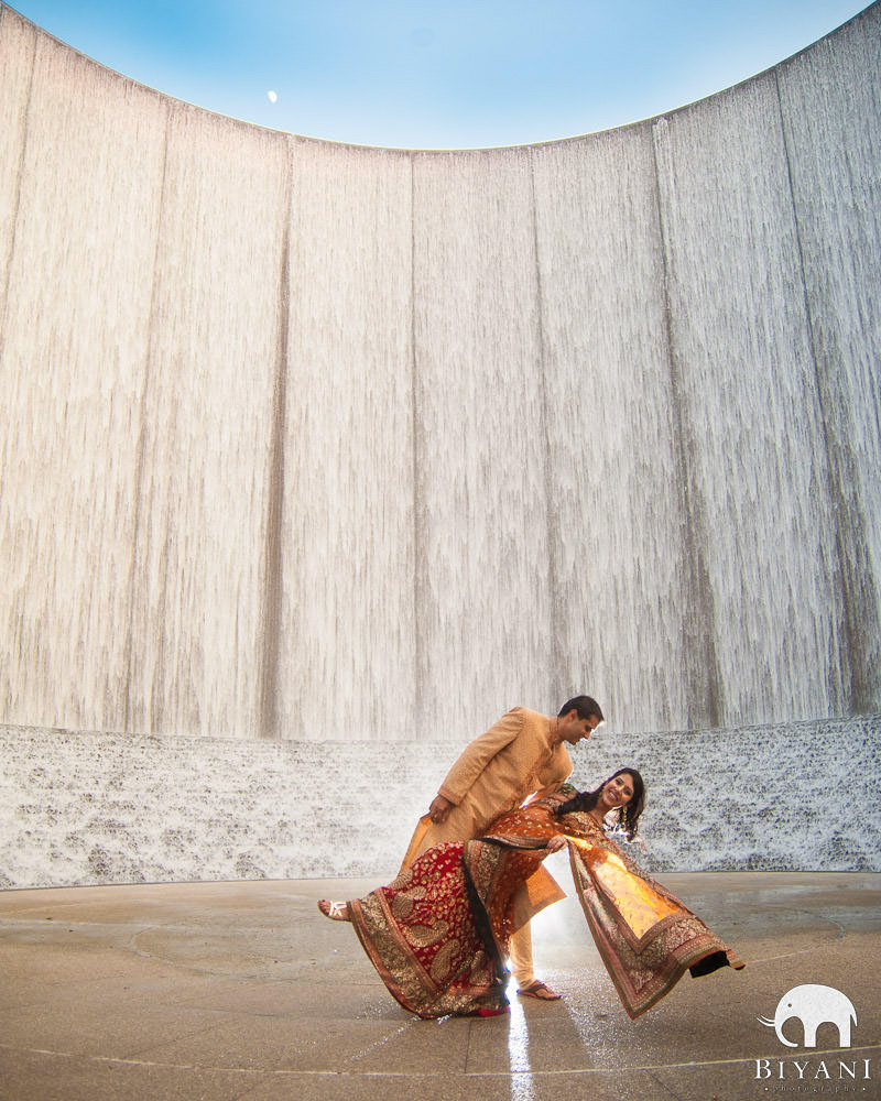 Indian Engagement Photo Shoot - Rice University, Houston, TX