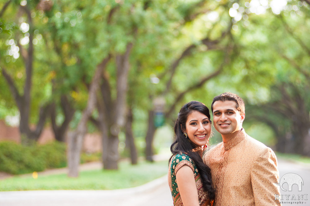 Indian Engagement Photo Shoot – Rice University, Houston, TX