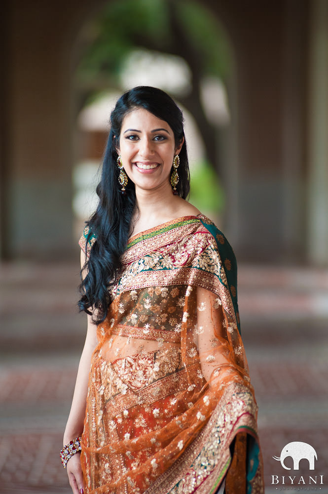 Indian Engagement Photo Shoot - Rice University, Houston, TX