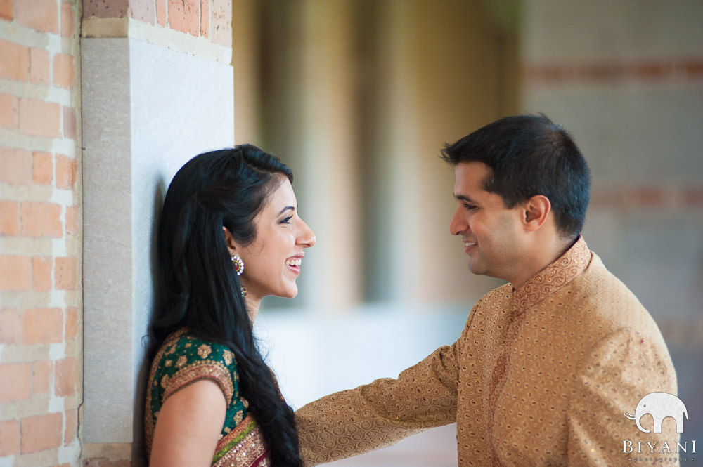 Indian Engagement Photo Shoot - Rice University, Houston, TX