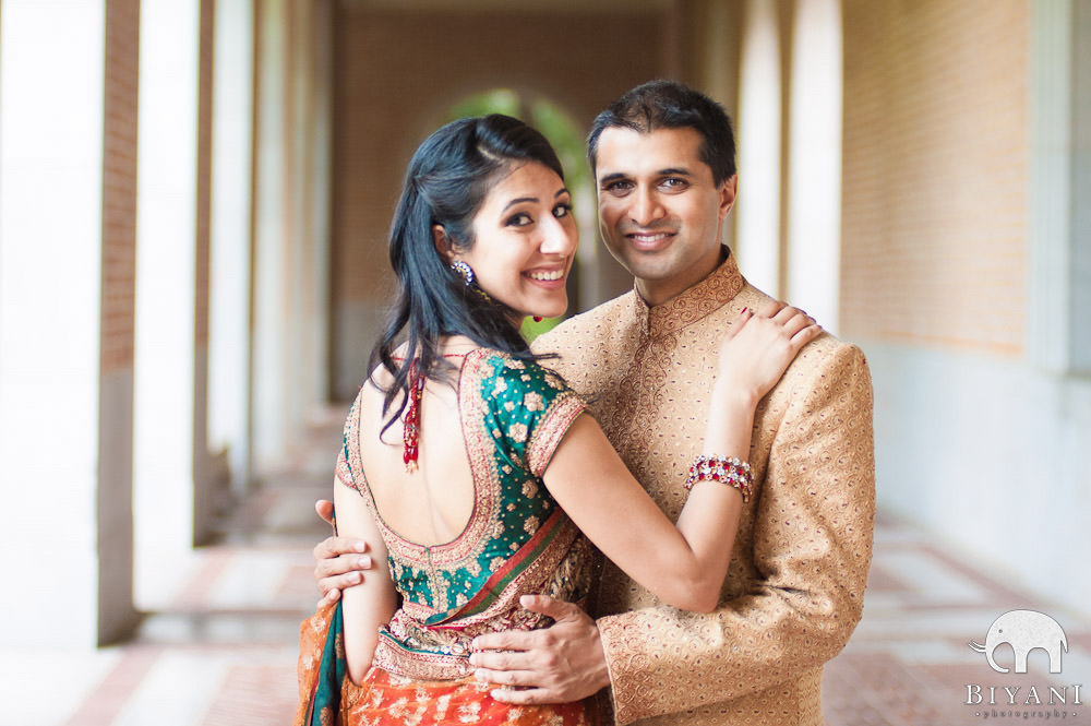 Indian Engagement Photo Shoot - Rice University, Houston, TX