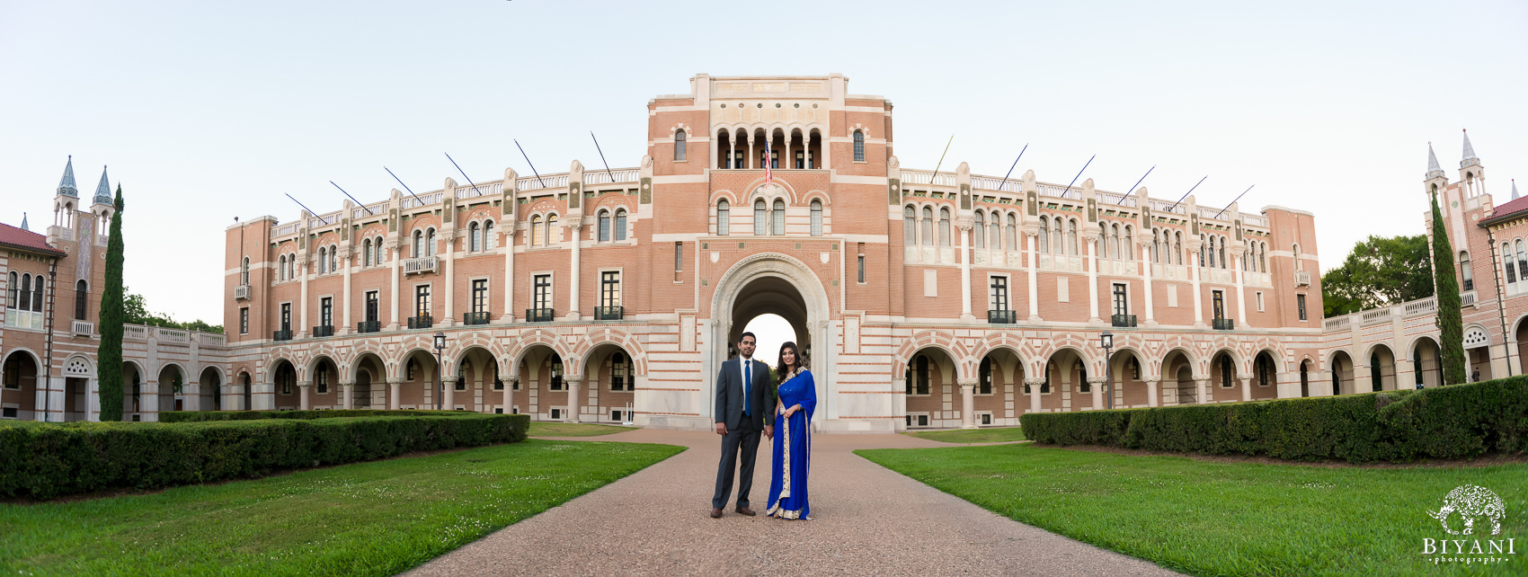 Rice University Engagement Photos – Divya & Sharu – Houston, TX