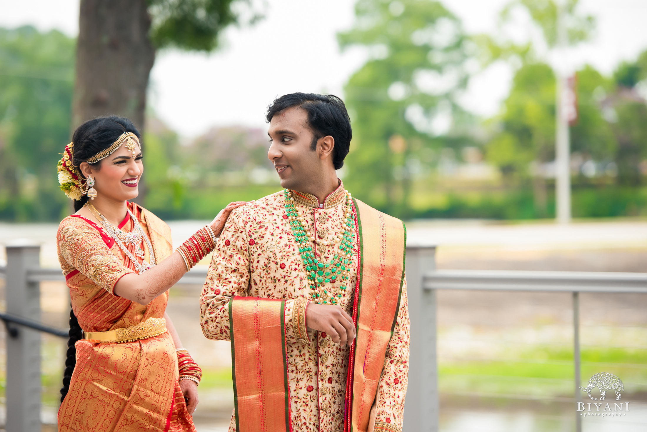 Telugu bride and groom 
