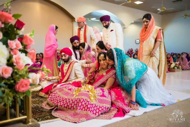 Punjabi Wedding Ceremony Gurdwara Sahib of SouthWest Houston Indian