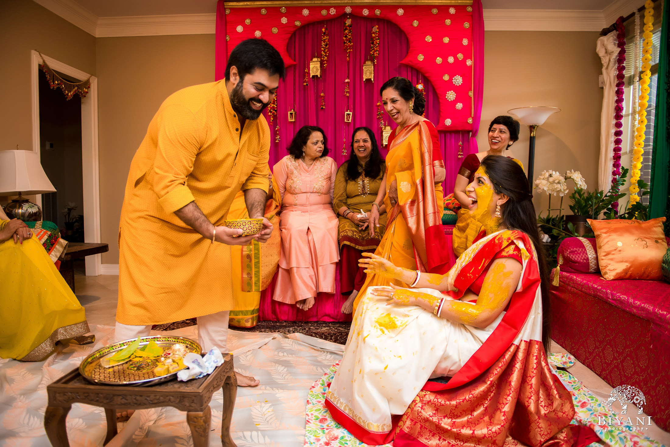 Sikh Wedding Haldi ceremony 