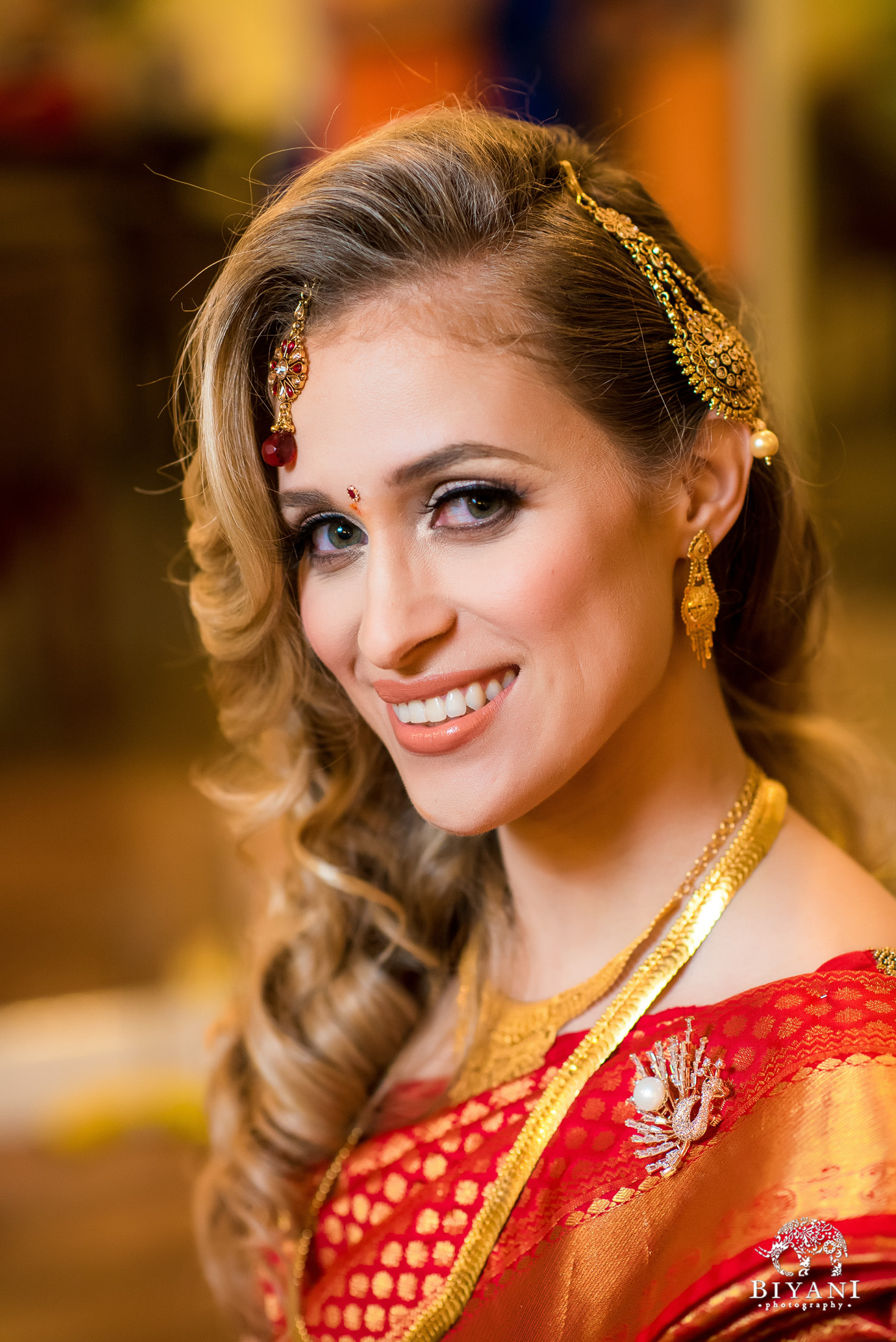 Indian fusion Telugu Bride 
