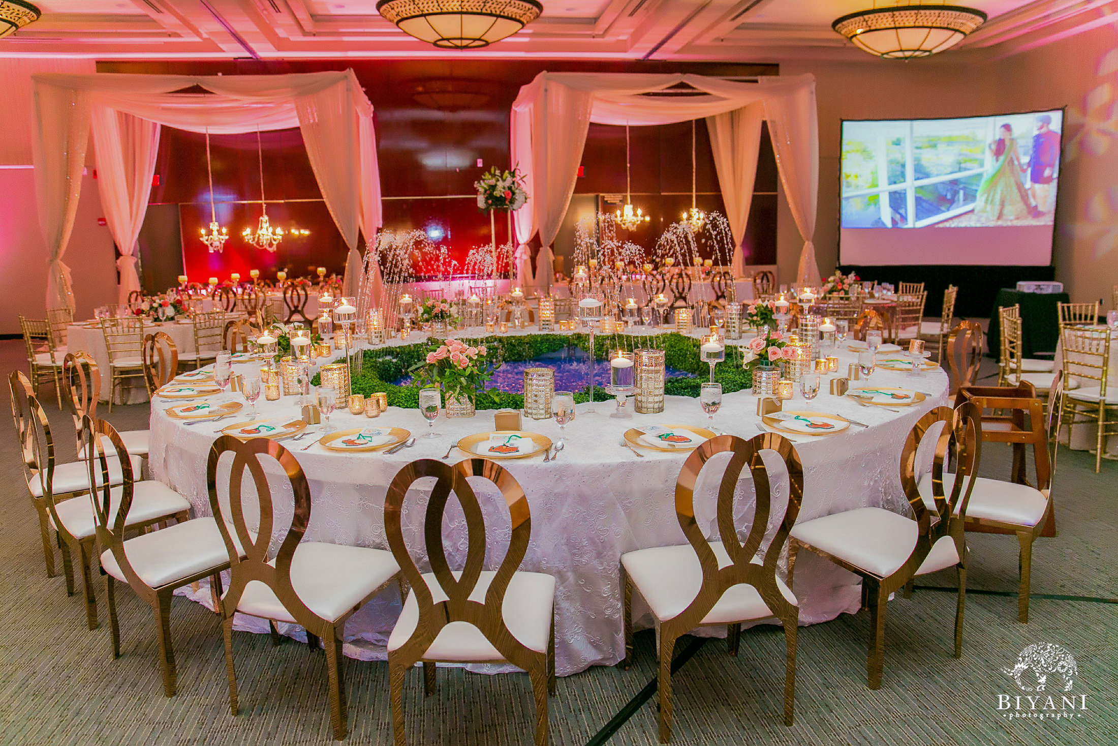 Houston Punjabi Wedding Reception Decor