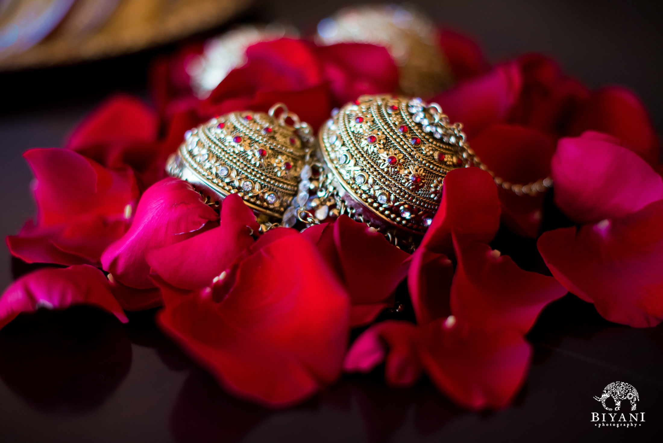 Indian Wedding jewelry details for the bride 