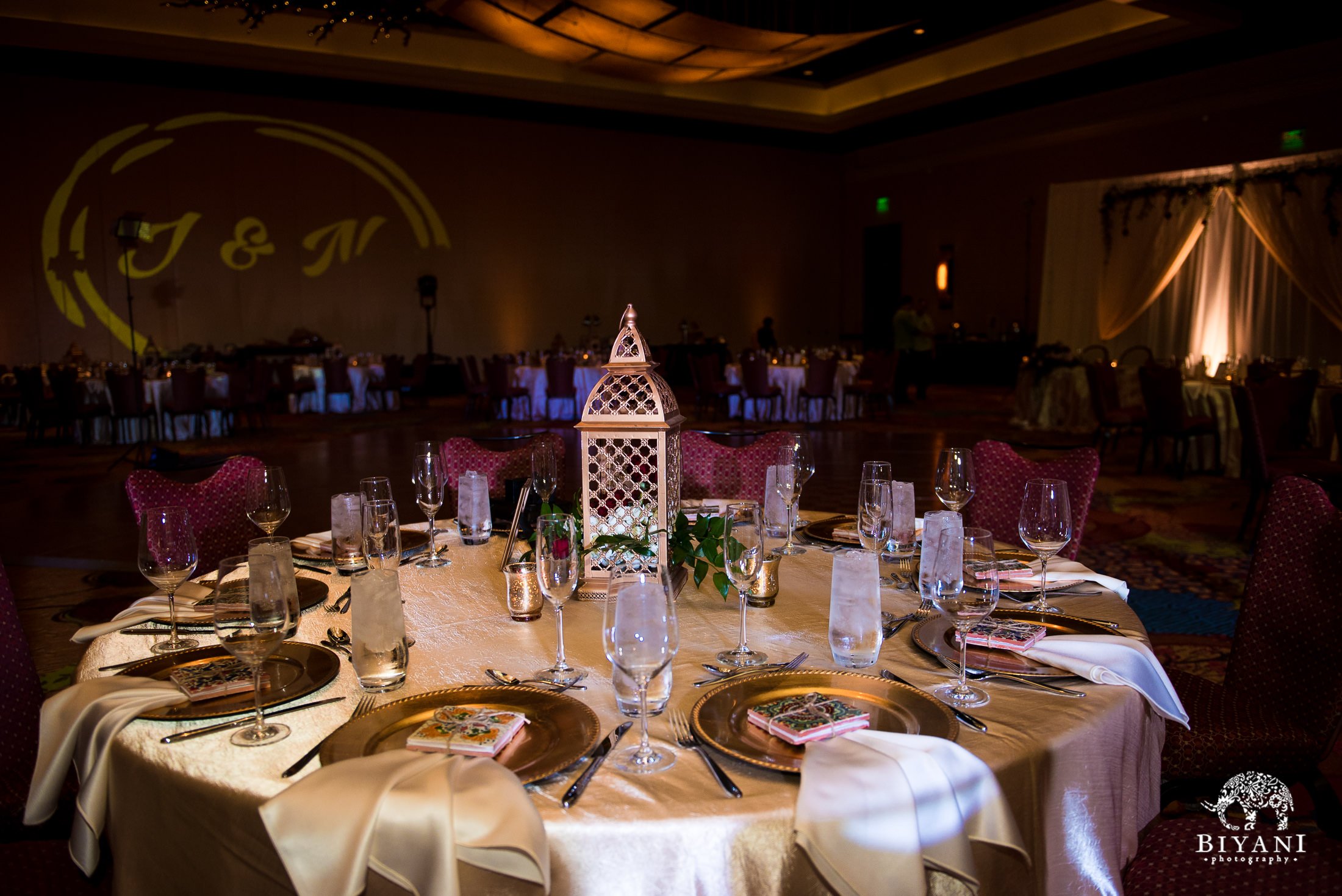 Indian Fusion Wedding details and decor 