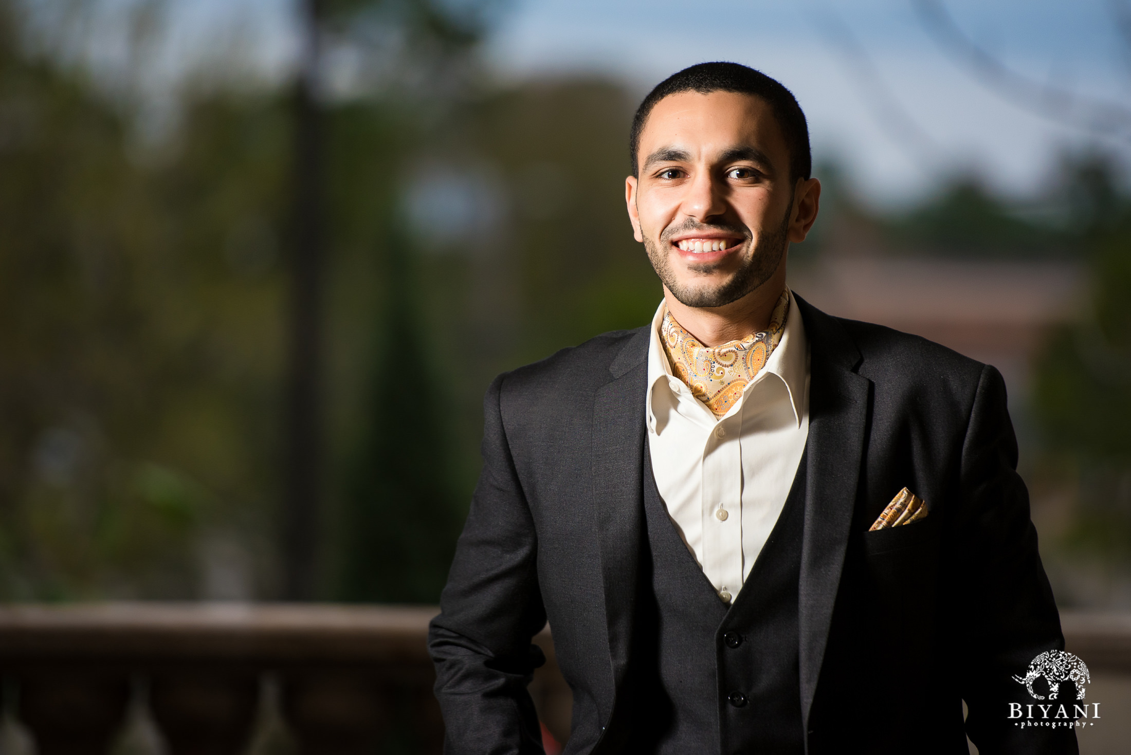 Dapper Wedding Portraits with the Fusion Egyptian Groom