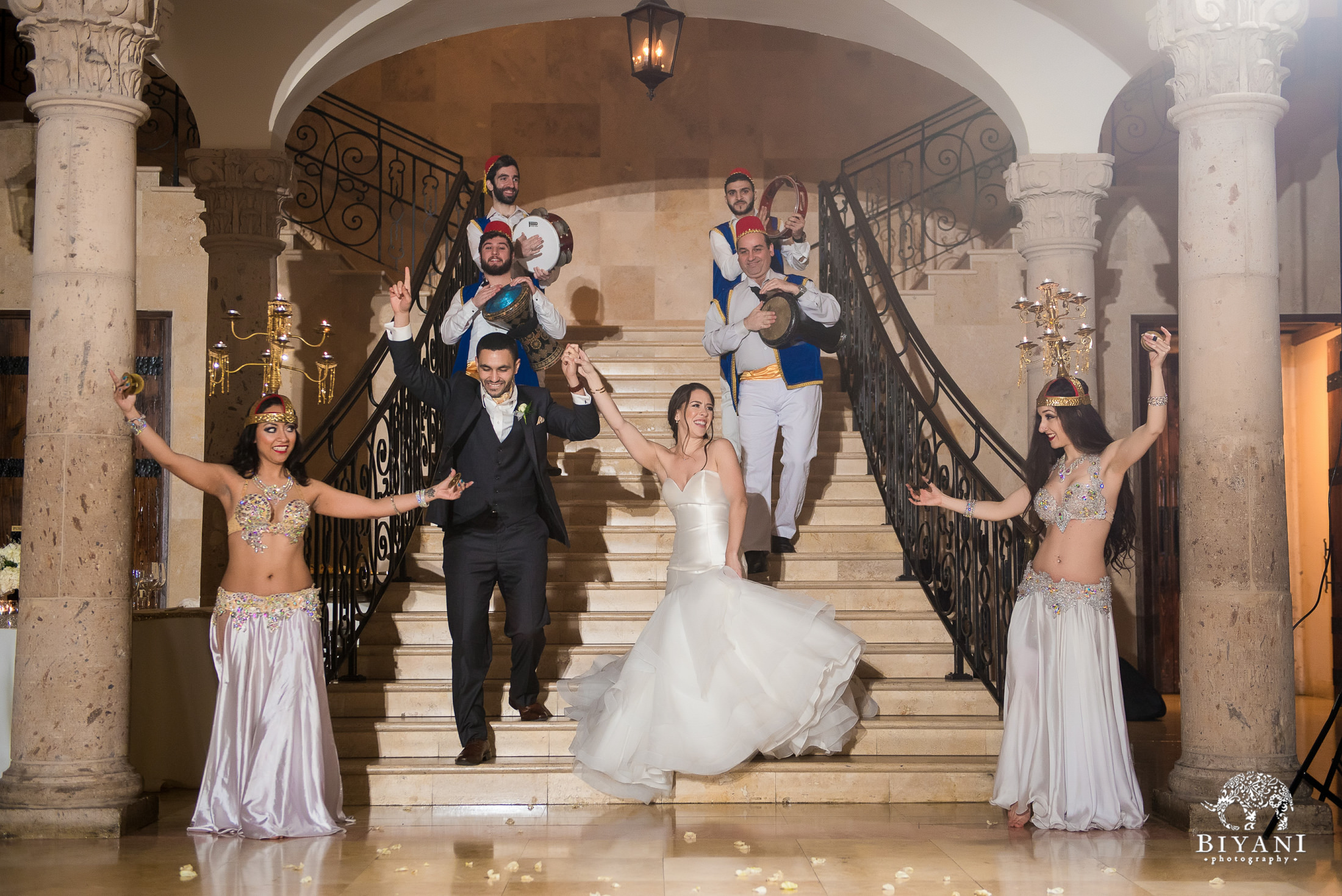 Houston Fusion Egyptian Wedding Photos, Bell Tower