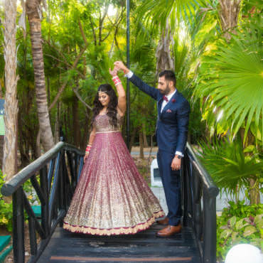 Cancun El Dorado Destination Indian Wedding Photos