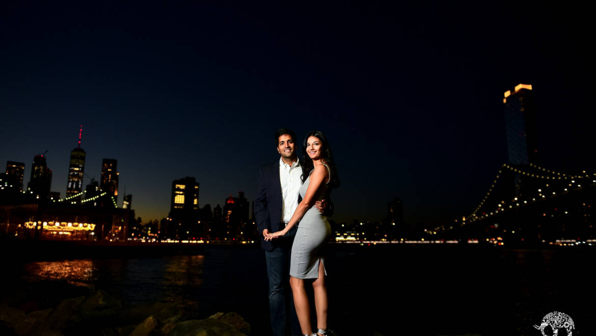 New York Indian Engagement Photos